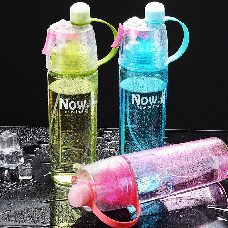 New. B Sports Plastic Spray Water Bottle